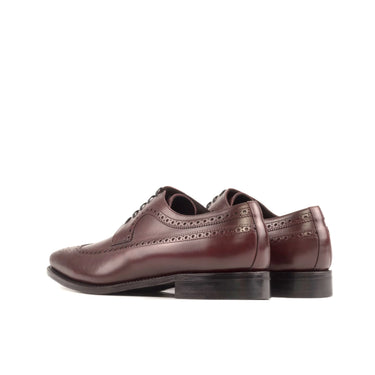 DapperFam Zephyr in Burgundy Men's Italian Leather Longwing Blucher in #color_