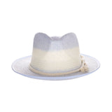 DapperFam The Hyde Park Hand-Dyed Straw Fedora Hat in #color_