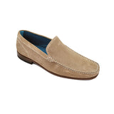 Giovacchini Diego in Savana Suede Slip-On Moccasins in Savana #color_ Savana