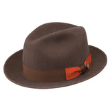 Dobbs Antigua Pinch Front Wool Fedora in Mink #color_ Mink