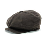 Dobbs Big Apple Newsboy Cap in Brown OSFM #color_ Brown OSFM