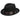 Dobbs Boulevard Center Dent Wool Felt Homburg in Black #color_ Black