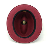 Dobbs Boulevard Center Dent Wool Felt Homburg in #color_