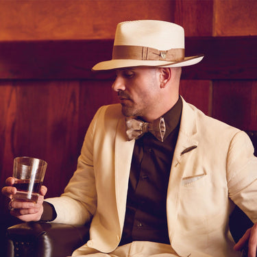 Dobbs Bradshaw Milan Straw Fedora in #color_