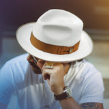 Dobbs Bradshaw Milan Straw Fedora in #color_