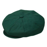 Dobbs Chap Wool Flat Cap in Hunter #color_ Hunter