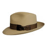 Dobbs Harrod in Sand Milan Straw Fedora in Sand #color_ Sand