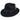 Dobbs Harvey Center Dent Fedora in Black #color_ Black