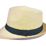 Dobbs Mini Straw Fedora in Natural #color_ Natural