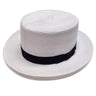 Dobbs Optimo Milan Straw Fedora in White #color_ White