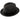 Dobbs Parker Center Dent Milan Straw Fedora in Black #color_ Black