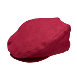 Dobbs Princeton Linen Ivy Cap in Burgundy #color_ Burgundy