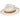 Dobbs Thumbs Up Milan Straw Fedora in Ivory / Cognac #color_ Ivory / Cognac