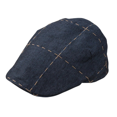 Dobbs Wareham Linen Blend Ivy Cap in Navy #color_ Navy