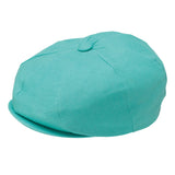 Dobbs Wellington Linen Ivy Cap in Caribbean #color_ Caribbean