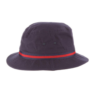 Dorfman Weather Man Water Repellent Poplin Bucket Hat in #color_