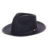 Bruno Capelo Duvall Wool Felt Fedora Hat in Black #color_ Black