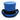 Ferrecci Premium Top Hat in Royal Blue & Black Wool Victorian Elegance in #color_