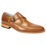 Giovanni Amato Genuine Leather Monk Strap Slip-On Shoe in Tan #color_ Tan