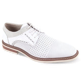 Giovanni Lambo Leather Lace-up Oxford in White #color_ White