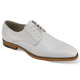 Giovanni Mason Genuine Leather Oxford in White #color_ White