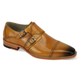 Giovanni Noel Double Strap Leather Oxford in Scotch #color_ Scotch