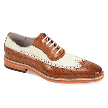 Giovanni Rio Leather Brogue Dress Shoes in #color_