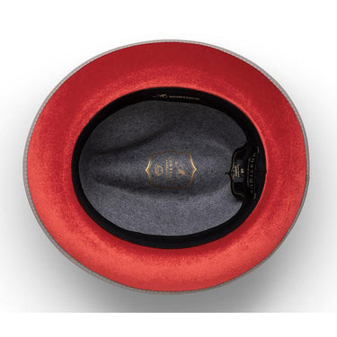 Montique Kingpin Red Bottom Wool Fedora in #color_