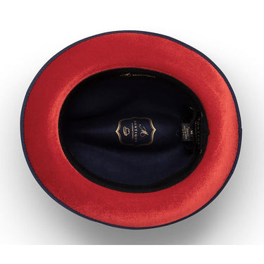 Montique Kingpin Red Bottom Wool Fedora in #color_