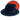 Montique Imperial Wide Brim Wool Red Bottom Fedora in Navy Blue Red #color_ Navy Blue Red