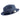 Montique Charleston White Bottom Polybraid Straw Fedora in Navy / White #color_ Navy / White