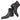 Paul Parkman Men's Black Floater Leather Side Zipper Boots in #color_