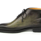 Paul Parkman Men's Green Patina Ankle Boots in #color_