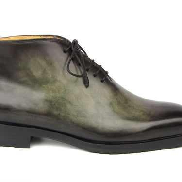 Paul Parkman Men's Green Patina Ankle Boots in #color_