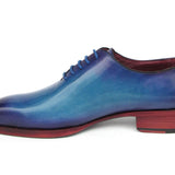 Paul Parkman Goodyear Welted Wholecut Oxfords Blue & Turquoise in #color_