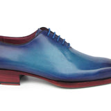 Paul Parkman Goodyear Welted Wholecut Oxfords Blue & Turquoise in #color_