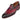 Paul Parkman Men's Woven Leather Tassel Loafers Burgundy in #color_