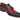 Paul Parkman Men's Woven Leather Tassel Loafers Burgundy in #color_