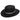 Fernandez y Roche Dallas Ribbon in Black Wool Gambler Hat Made in Spain in Black #color_ Black