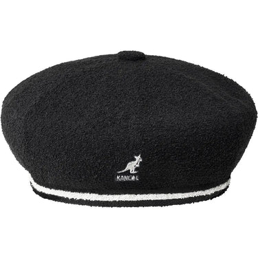 Kangol 2-Tone Bermuda Jax Women's Beret in Black #color_ Black