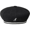 Kangol 2-Tone Bermuda Jax Women's Beret in Black #color_ Black