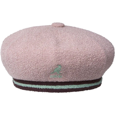 Kangol 2-Tone Bermuda Jax Women's Beret in Dusty Rose #color_ Dusty Rose