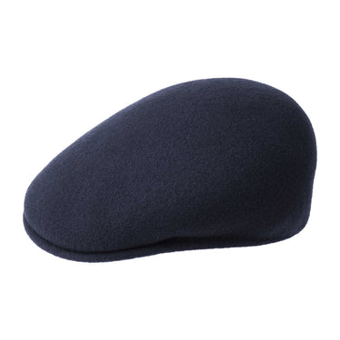 Kangol 504 Wool Ivy Cap in Dark Blue #color_ Dark Blue