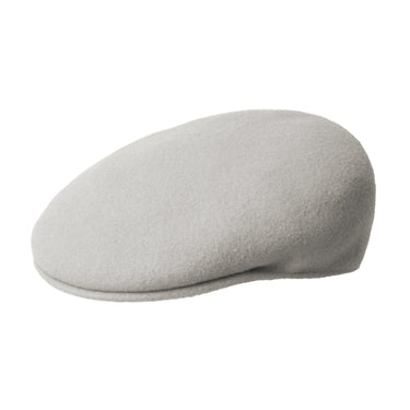 Kangol 504 Wool Ivy Cap in White #color_ White