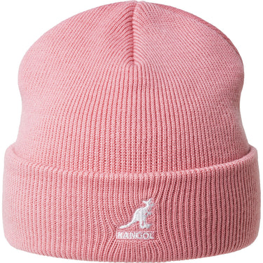 Kangol Acrylic Pull On Double Branded Beanie in Pepto OSFM #color_ Pepto OSFM