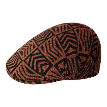 Kangol Bermuda Network 507 Ivy Cap in Mahogany / Black #color_ Mahogany / Black