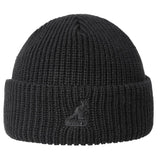 Kangol Cardinal 2-way Beanie Double Branded Beanie in Black OSFM #color_ Black OSFM