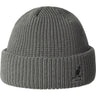 Kangol Cardinal 2-way Beanie Double Branded Beanie in Grey OSFM #color_ Grey OSFM