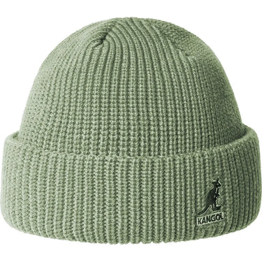 Kangol Cardinal 2-way Beanie Double Branded Beanie in Oil Green OSFM #color_ Oil Green OSFM