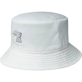 Kangol Club Rev Reversible Bucket Hat in White / Green #color_ White / Green